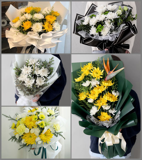 上海嘉定区嘉定工业区朱家桥村白事花束代送